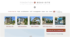 Desktop Screenshot of fondation-beau-site.ch